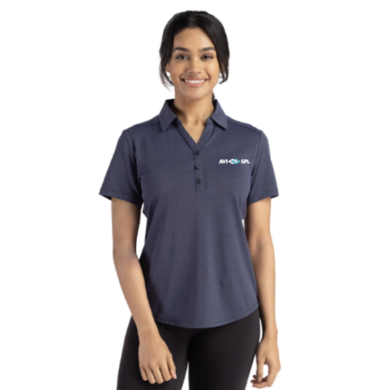 Cutter & Buck Forge Eco Stretch Recycled Womens Short Sleeve Polo