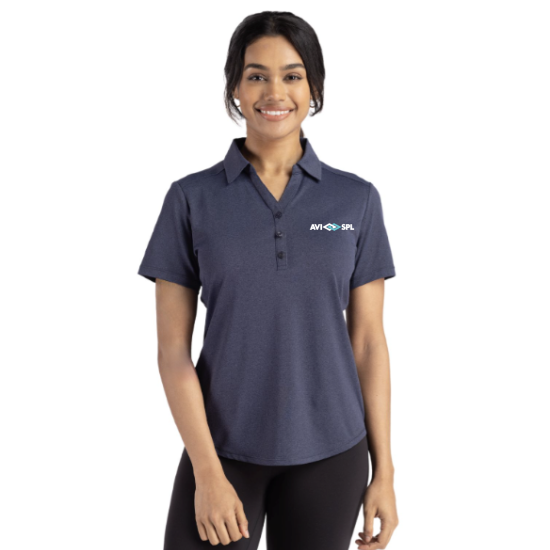 Cutter & Buck Forge Eco Stretch Recycled Womens Short Sleeve Polo