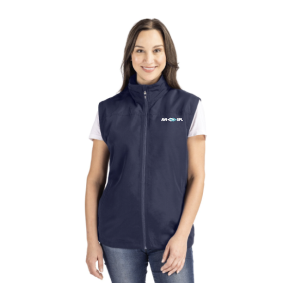 Cutter & Buck Charter Eco Recycled Full-Zip Womens Vest