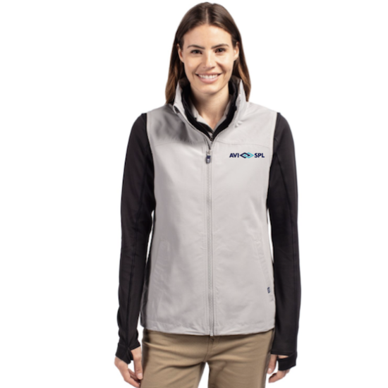 Cutter & Buck Charter Eco Recycled Full-Zip Womens Vest