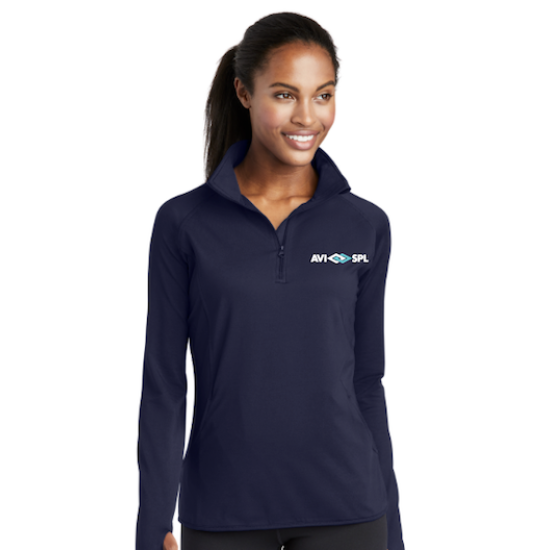 Ladies Sport-Tek Sport-Wick Stretch 1/4-Zip Pullover