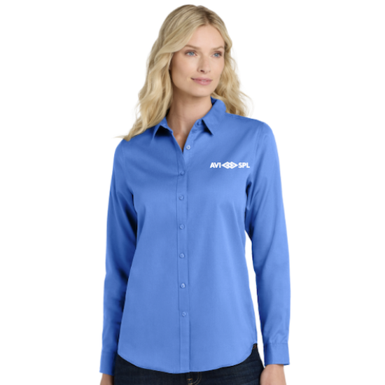 Port Authority Ladies Long Sleeve SuperPro React 