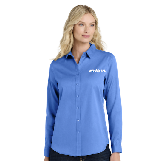 Port Authority Ladies Long Sleeve SuperPro React 