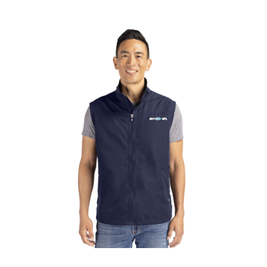 Cutter & Buck Charter Eco Recycled Mens Full-Zip Vest