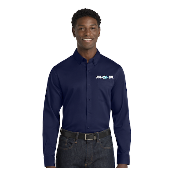 Port Authority Long Sleeve SuperPro React Twill Shirt