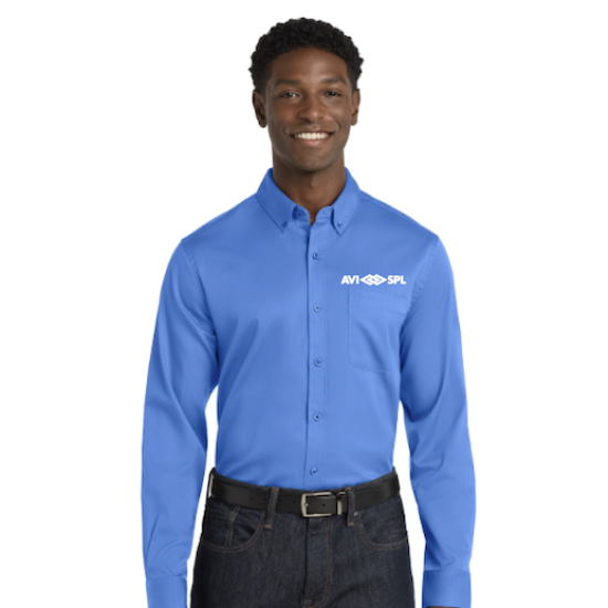 Port Authority Long Sleeve SuperPro React Twill Shirt