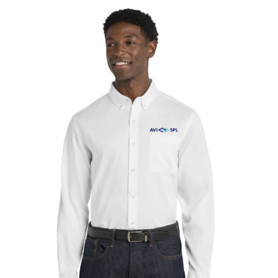Port Authority Long Sleeve SuperPro React Twill Shirt