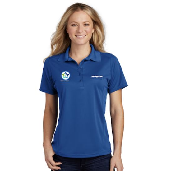 Royal Blue Sport-Tek® Women's Dry Zone® Raglan Accent Polo (Culture Polo)