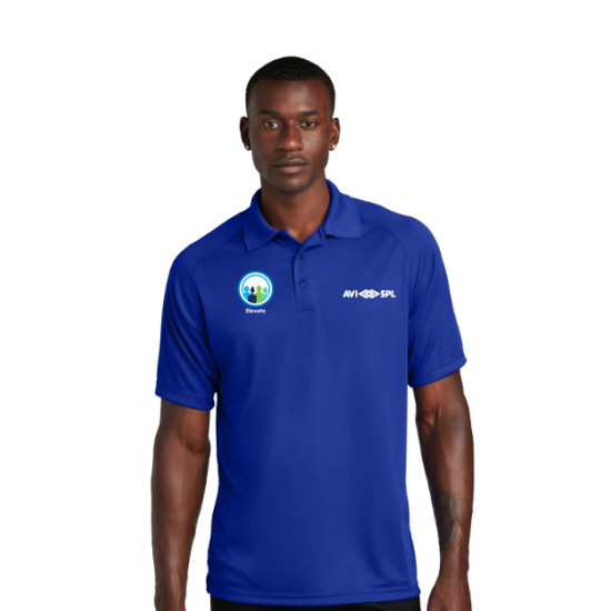 Royal Blue Sport-Tek® Dry Zone® Raglan Polo (Elevate Polo)