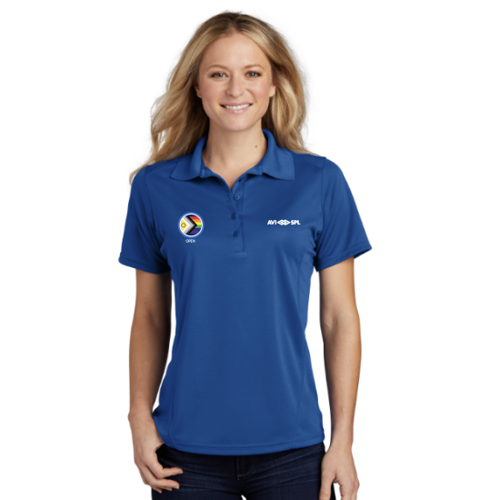 Royal Blue Sport-Tek® Women's Dry Zone® Raglan Accent Polo (Open Polo)
