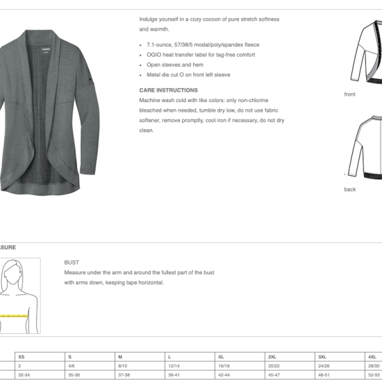 OGIO® Women's Luuma Cocoon Fleece