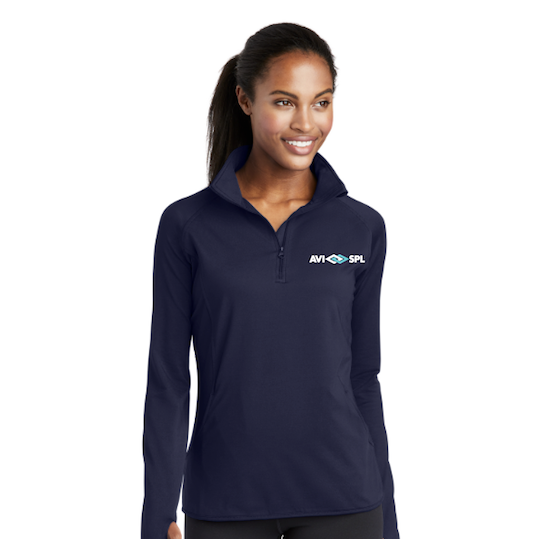 Ladies Sport-Tek Sport-Wick Stretch 1/4-Zip Pullover