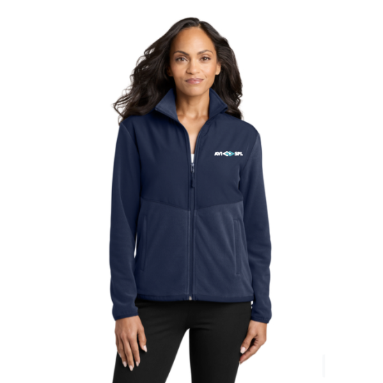 Port Authority® Women’s Therma-Tek Fleece Jacket (Navy)