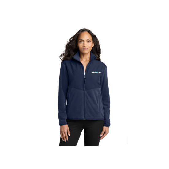 Port Authority® Women’s Therma-Tek Fleece Jacket (Navy)