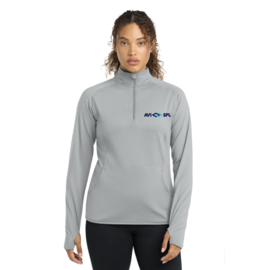 Ladies Sport-Tek Sport-Wick Stretch 1/4-Zip Pullover