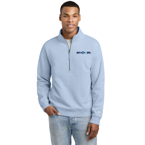 New Era® Heritage Fleece 1/2-Zip (Cloud Blue)