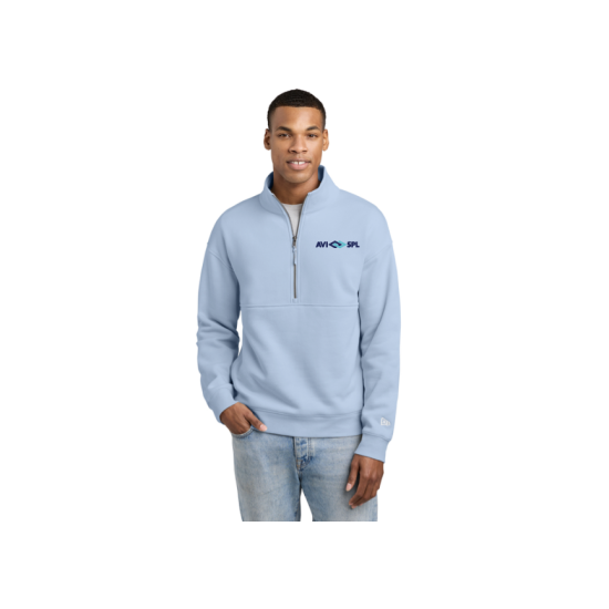 New Era® Heritage Fleece 1/2-Zip (Cloud Blue)