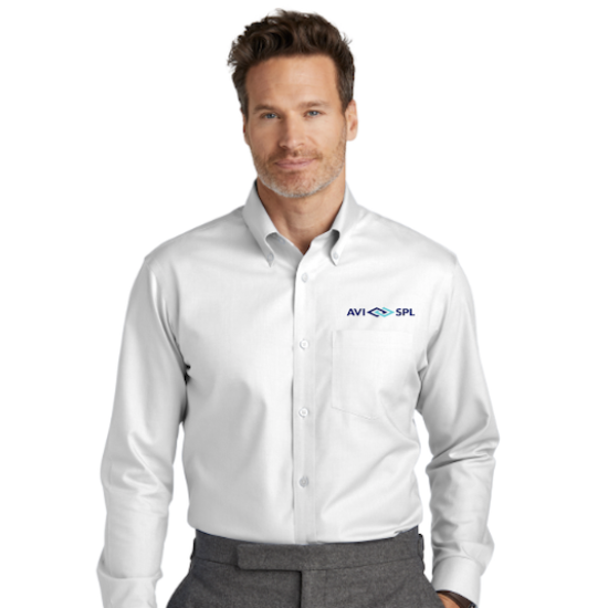 Brooks Brothers® Wrinkle-Free Stretch Nailhead Shirt (Tall)