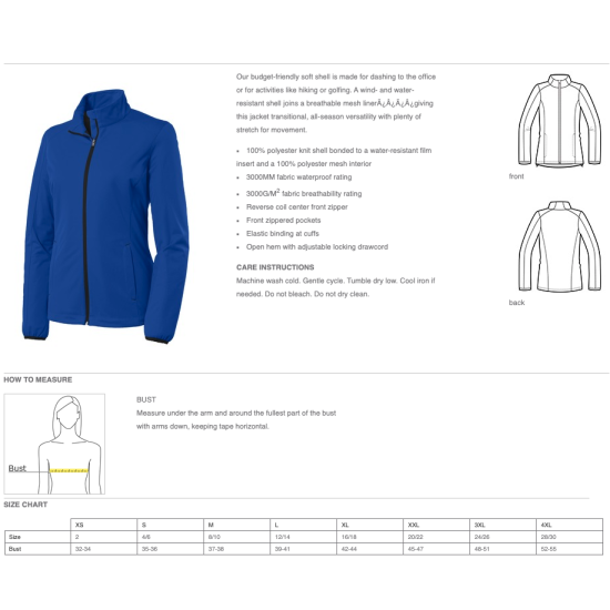 Ladies Port Authority Active Soft Shell Jacket