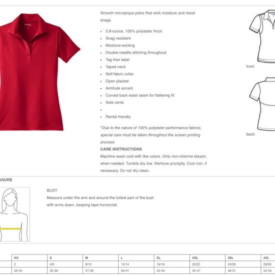 Sport-Tek® Women's Micropique Sport-Wick® Polo