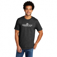 Black Heather Unisex Port & Company Tri-Blend T-shirt 