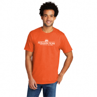 Orange Heather Unisex Port & Company Tri-Blend T-shirt 