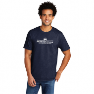 Navy Heather Unisex Port & Company Tri-Blend T-shirt 
