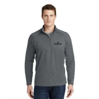 Sport-Tek Tall 1/4-Zip Sweatshirt – 9oz Cotton/Poly Fleece, Ribbed Cuffs & Waistband, Tall Sizes LT-4XLT