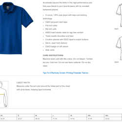 Mens OGIO Performance Polo (Gridiron Green)