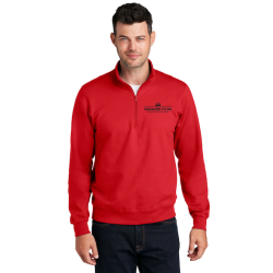 Red Port & Company Fan Favorite Fleece 1/4-Zip Pullover Sweatshirt