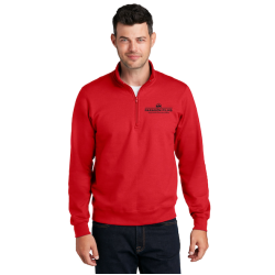 Red Port & Company Fan Favorite Fleece 1/4-Zip Pullover Sweatshirt